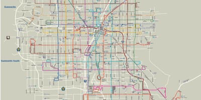 Las Vegas transport karta